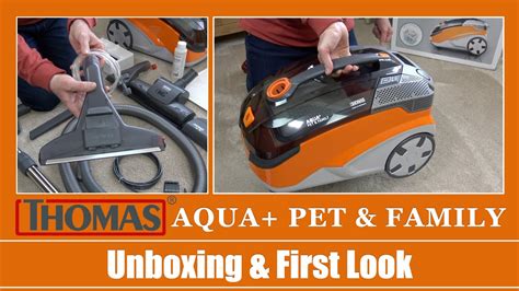 Thomas Aqua Plus Pet & Family Multipurpose Vacuum Cleaner Unboxing ...