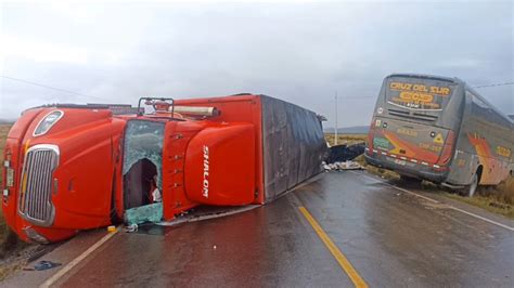 Choque Entre Bus Interprovincial Y Camión Deja Un Fallecido Y Heridos Latina