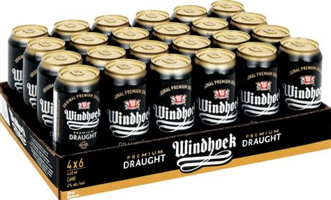 Ultra LiquorsWINDHOEK DRAUGHT CANS 440ML X 24