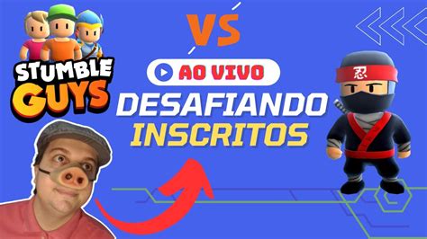 DESAFIO Stumble Guys Venha jogar o PORKOMON e Mostre Se é Capaz de