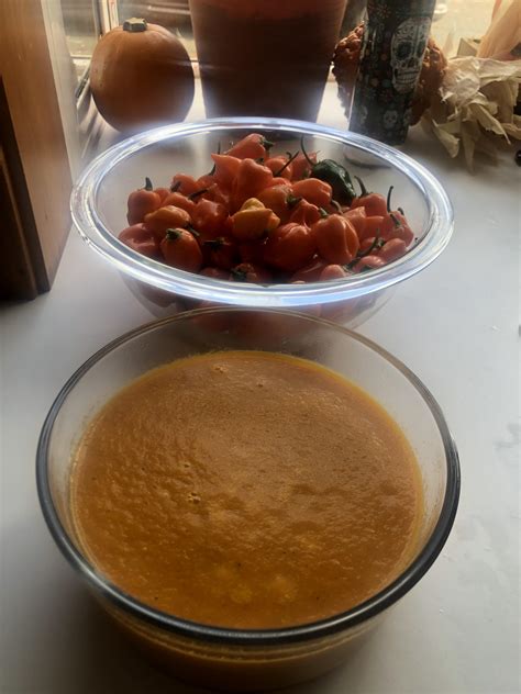 First Batch Of Habanero Hot Sauce HOT R HotPeppers