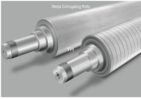 C Flute Smooth Finish Tungsten Carbide Corrugating Rolls