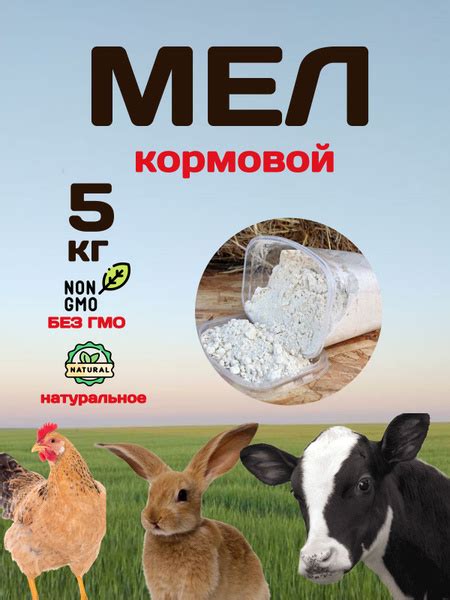 Мел кормовой 5 кг - купить с доставкой по выгодным ценам в интернет ...