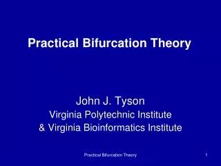 PPT - Bifurcation * PowerPoint Presentation, free download - ID:1221751