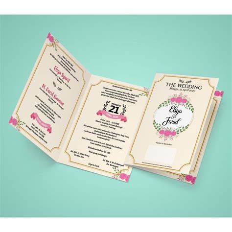 jual undangan nikah  foto shopee indonesia
