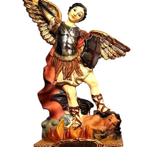 San Miguel Arcangel Statue - Etsy