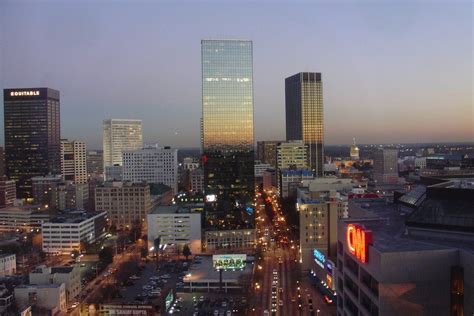 A view from Marietta Street, Atlanta, GA Atlanta Skyline, Atlanta Ga ...