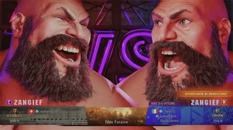 Street Fighter Zangief Vs Zangief Ranked Match Youtube