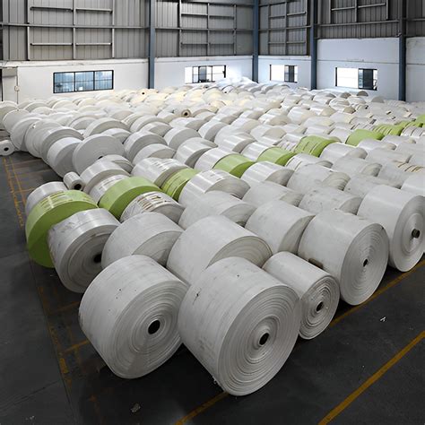 White Polypropylene Woven Sacks Fabric Roll For Making Sack Bag Gsm