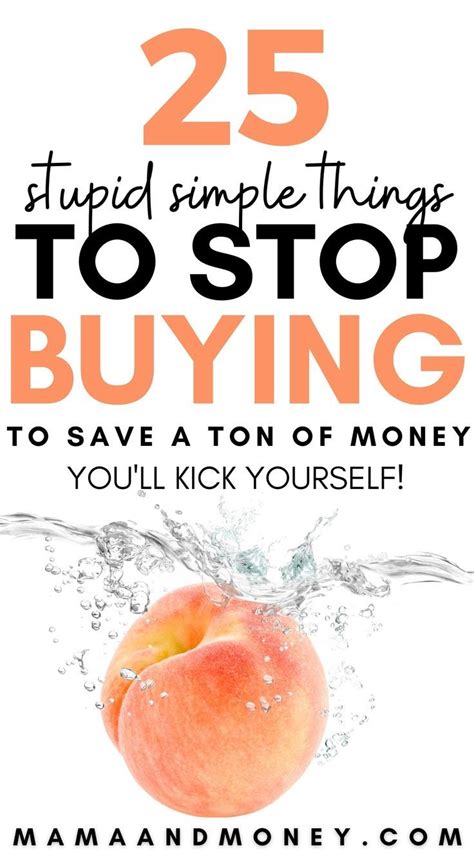 Things To Stop Buying To Save Money Artofit