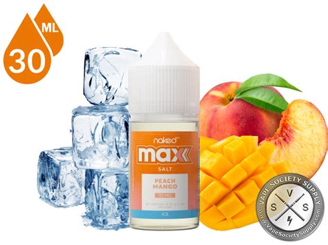 Peach Mango ICE NAKED SALT MAX Ml