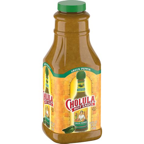 Cholula Green Pepper Hot Sauce Fl Oz Bulk Container Of Green Jalapeno Hot Sauce For Eggs