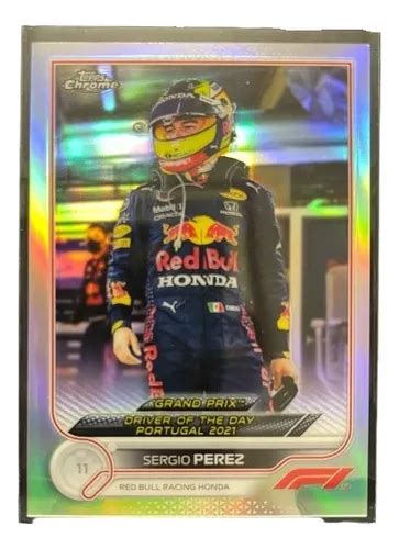 Sergio Checo Perez Tarjeta Topps Chrome Formula Refractor Meses Sin