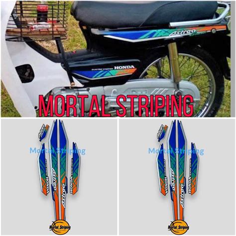 Jual Sticker Striping Lis Les Polet Bodi Motor Honda Astrea Grand Le