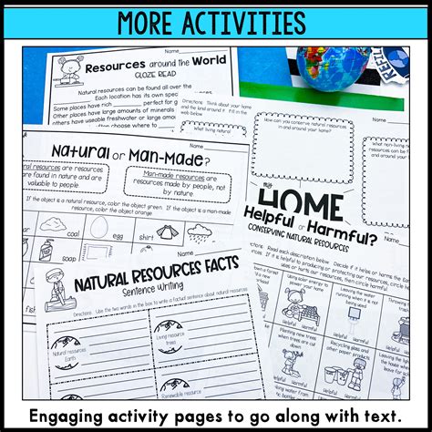 Natural Resources Worksheets Renewable And Nonrenewable Resources