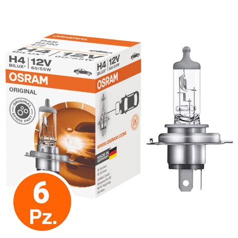Kit Lampade Osram H4 Bilux 12V 55W 64193-6 - Ricambi auto SMC