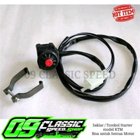 Jual Saklar Tombol Holder Starter Model Ktm Universal Ke All Motor