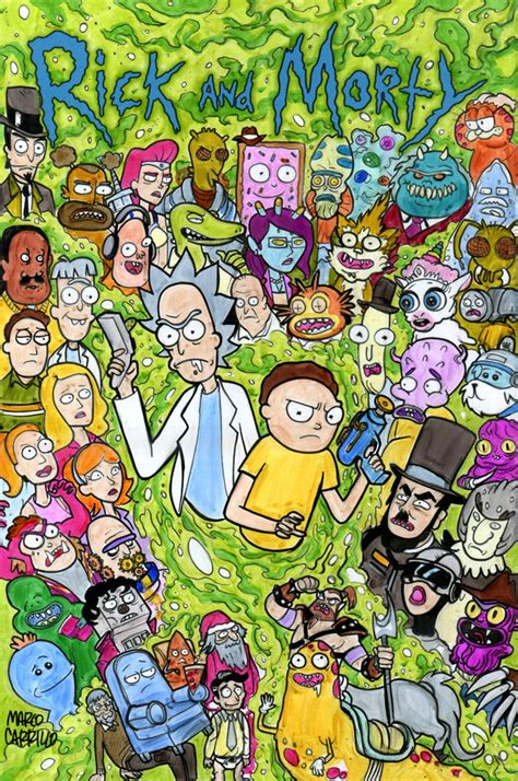 Rick And Morty Cover Commission By Mdavidct On Deviantart