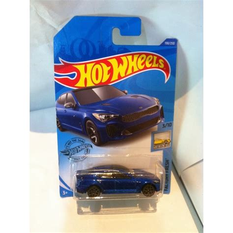 Hot Wheels Factory Fresh Mini Collection Kia Stinger Gt Metalflake Blue By