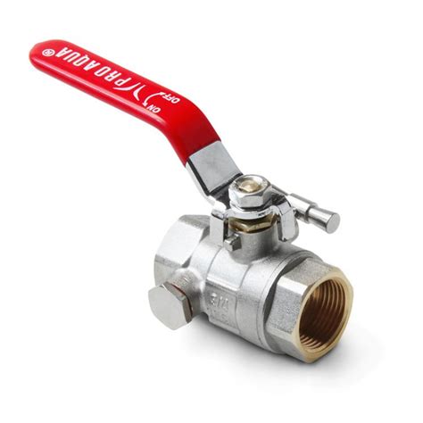 Кран шаровый с дренажем и воздухоотводчиком Ду15 ProAqua