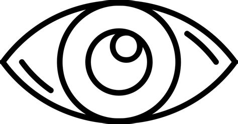 Eye Vector Icon 20348964 Vector Art At Vecteezy