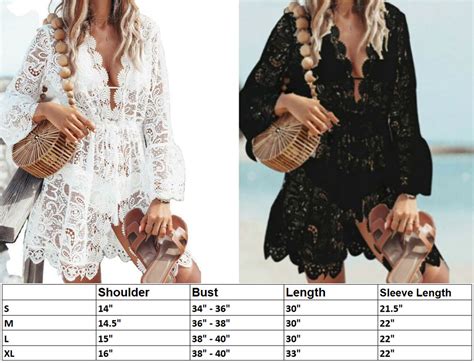 Lace Bathing Suit Cover Up Boho Beach Women Maxi Bikini Sundress Dress Summer Us Ebay