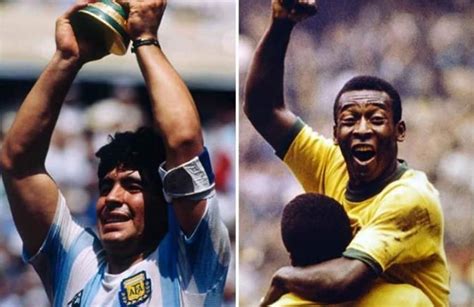 Comparativa de Pelé vs Maradona Dos genios del fútbol