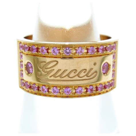 Bague Gucci Coton Bleu Clair Ref Joli Closet