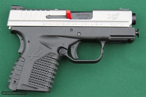 Springfield Armory Xds 45 Sub Compact 45 Acp Semi Automatic Pistol