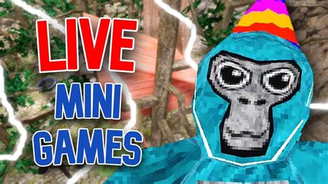 Gorilla Tag Live Minigames Youtube