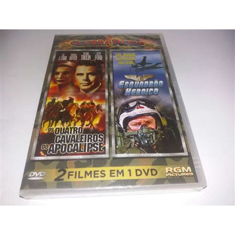 Dvd Os Quatro Cavaleiros Do Apocalipse 1961 Esquadrão Heroico