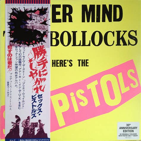God Save The Sex Pistols Never Mind The Bollocks Japan Virgin 2007 Pressing