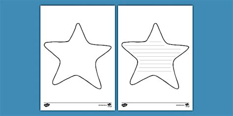 Starfish Writing Template Teacher Made Twinkl