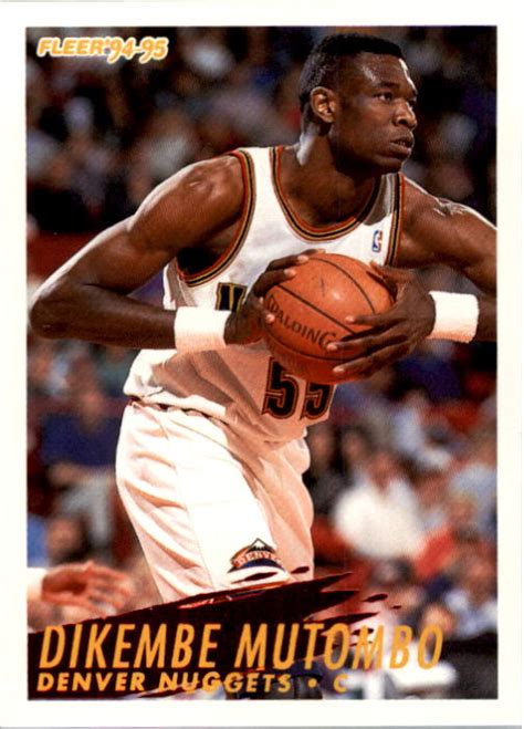 Fleer Dikembe Mutombo Nm Mt