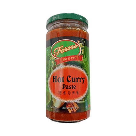 Ferns Indian Hot Curry Paste 380g Oriental Shop