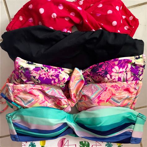 Bundle Victorias Secret Swim Bikini Tops Gem