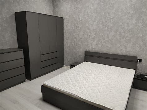 Купить Кровать Челси 1,6м - Графит (МИФ) в Минске