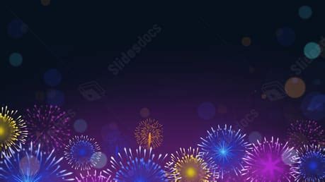 Best Fireworks Powerpoint Background For Presentation - Slidesdocs.com