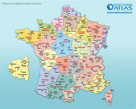 map  france    major cities   respective towns