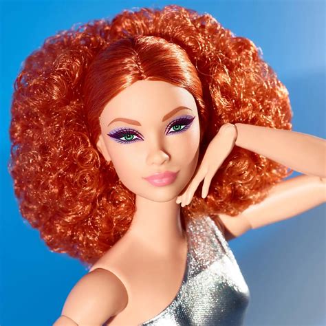 Mattel Mu Eca Barbie Original Pelo Rizado Rojo Articulaciones M Viles