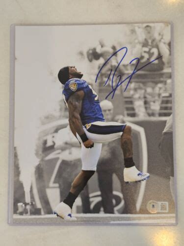 Ray Lewis Autographed Signed X Photo Beckett Baltimore Ravens Ebay