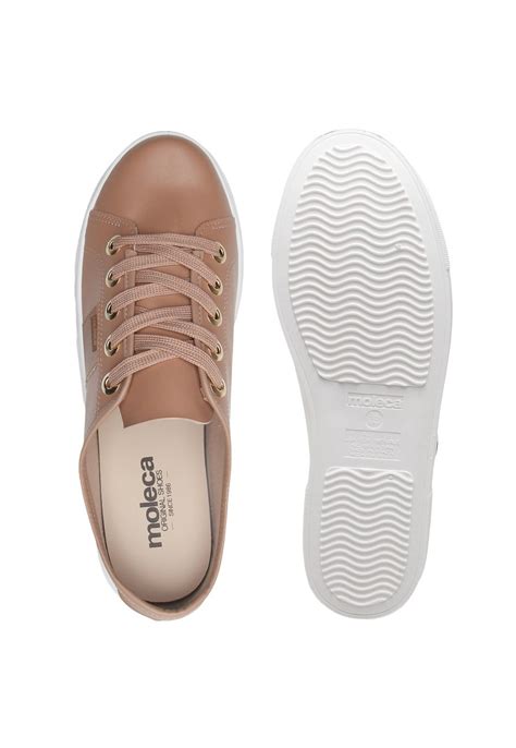 Casual T Nis Sola Alta Moleca Liso Nude Compre Agora Dafiti Brasil