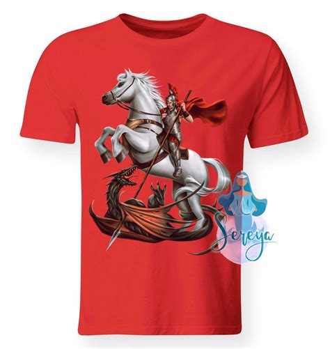 Comprar Camiseta Colorida São Jorge Guerreiro Sereya Camisetas de