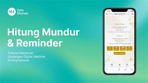 Hitung Mundur Reminder Tutorial Satu Momen