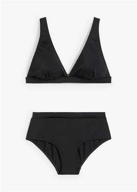 Stilvoller Bustier Bikini In Tollen Farben Schwarz Bonprix
