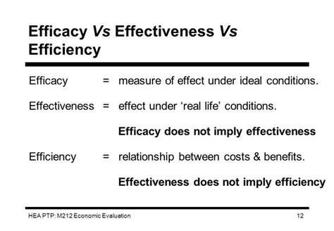 Efficacy Vs Effectiveness Vs Efficiency Change Management Community