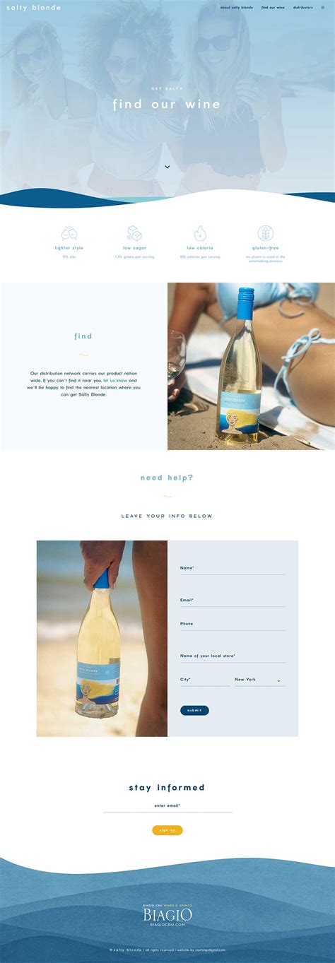Salty Blonde Wine Next Step Digital