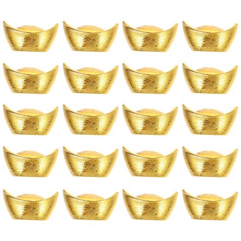 mlins golden plastic candy box  gold ingot shape  storage
