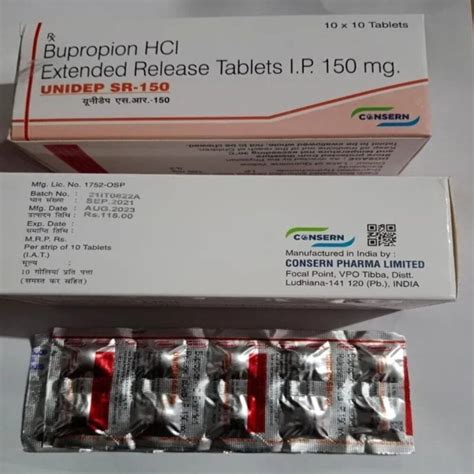 Bupropion Hcl Tablets 150 Mg At Rs 90stripe In Nagpur Id 2851293291748