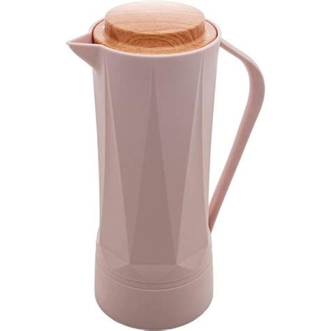 Garrafa Térmica Plástico Queen Litro Nude Bon Gourmet Wolff Garrafa Térmica Magazine Luiza